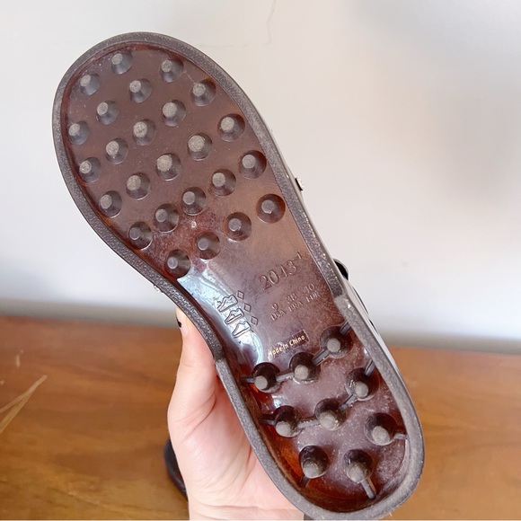 Loeffler Randall • Rhys Brown Jelly Sandal cage gladiator rhinestone strappy - Picture 11 of 15